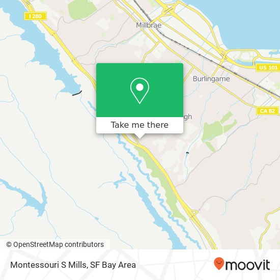 Mapa de Montessouri S Mills