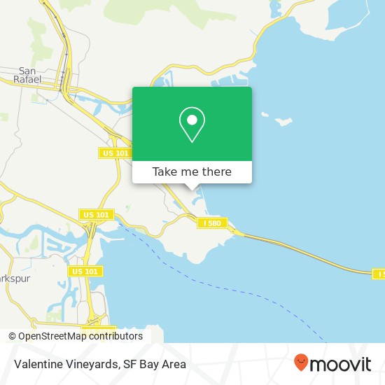 Mapa de Valentine Vineyards