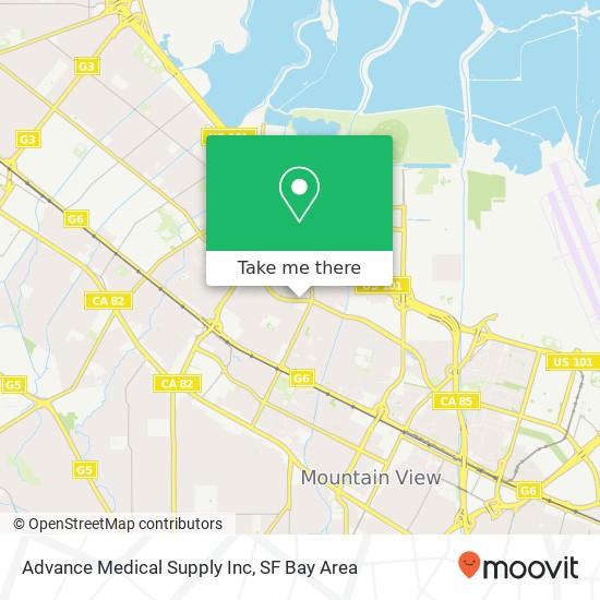 Mapa de Advance Medical Supply Inc
