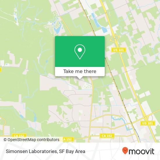 Simonsen Laboratories map