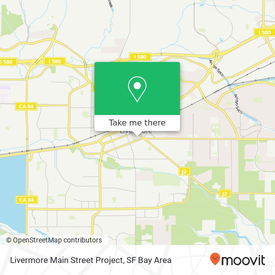 Mapa de Livermore Main Street Project