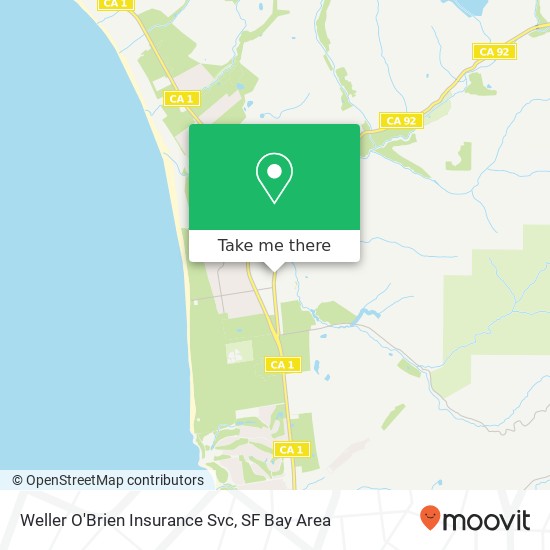 Weller O'Brien Insurance Svc map