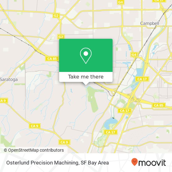 Osterlund Precision Machining map