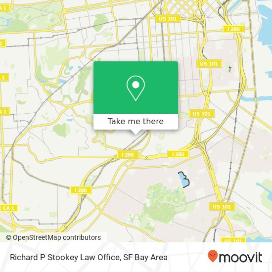 Richard P Stookey Law Office map