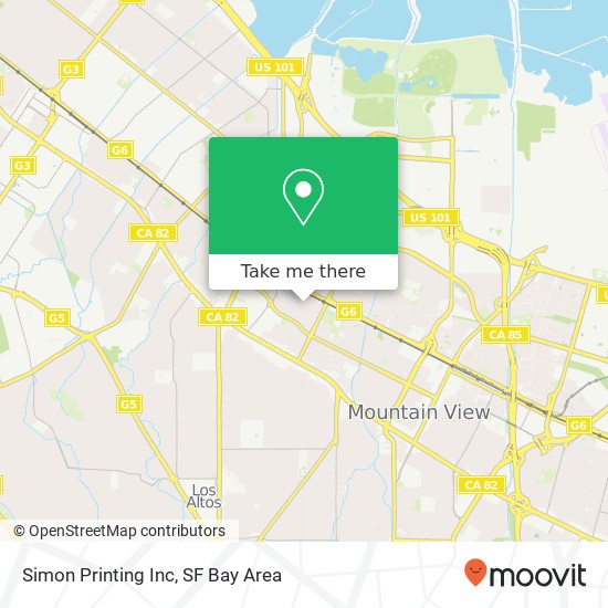 Simon Printing Inc map