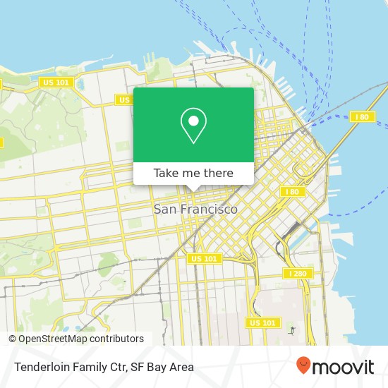 Mapa de Tenderloin Family Ctr