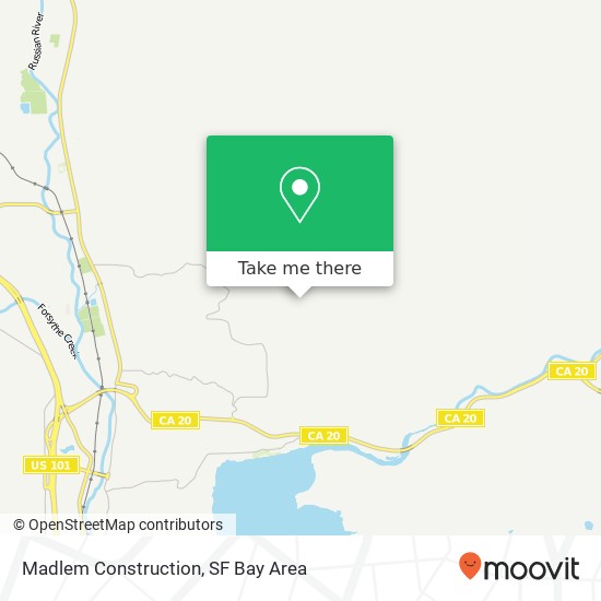 Madlem Construction map