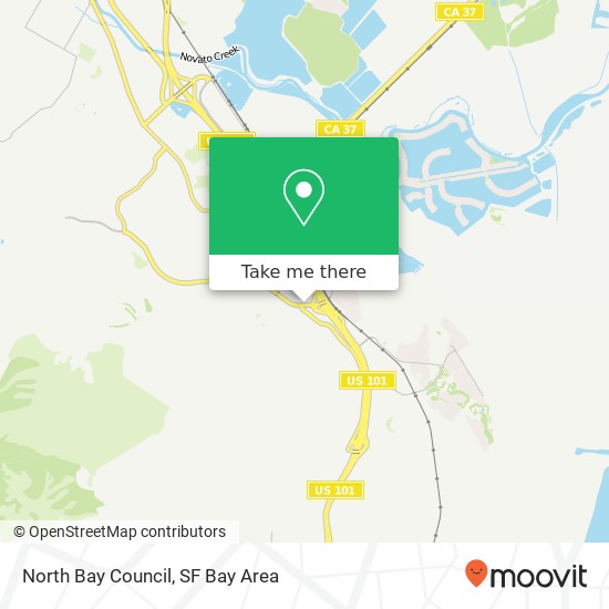 Mapa de North Bay Council