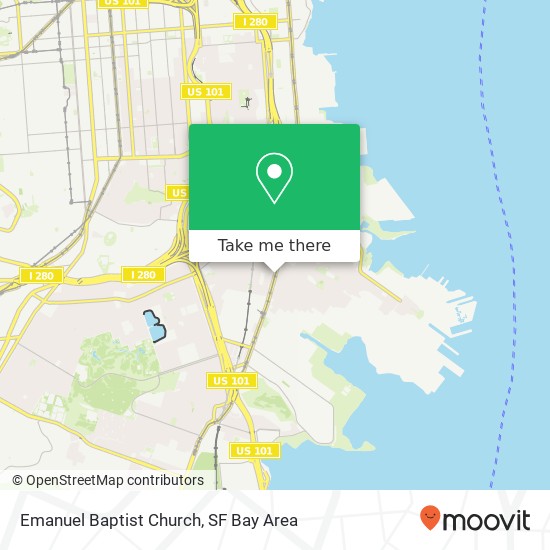 Mapa de Emanuel Baptist Church
