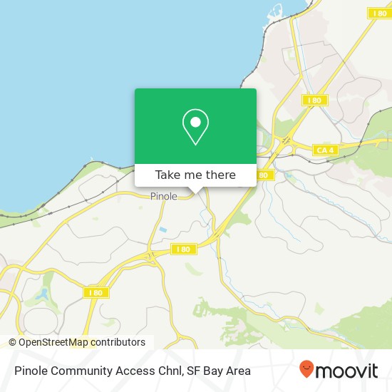 Pinole Community Access Chnl map