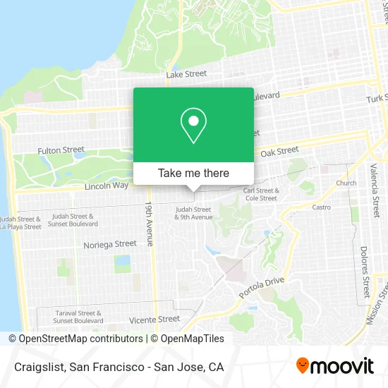 Mapa de Craigslist