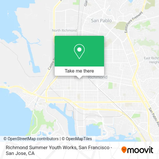 Mapa de Richmond Summer Youth Works