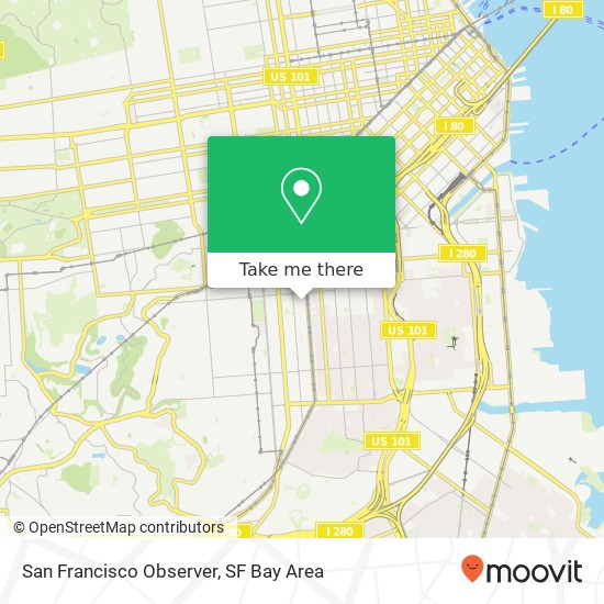 San Francisco Observer map