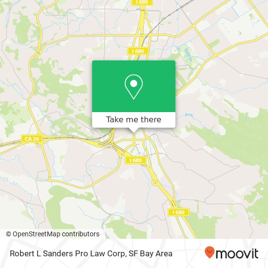 Mapa de Robert L Sanders Pro Law Corp