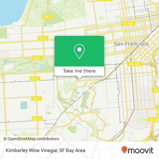Kimberley Wine Vinegar map