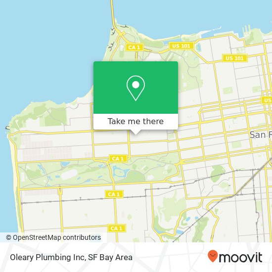 Oleary Plumbing Inc map