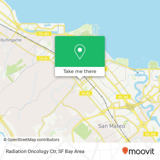 Mapa de Radiation Oncology Ctr