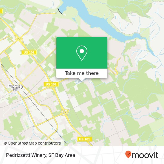 Pedrizzetti Winery map