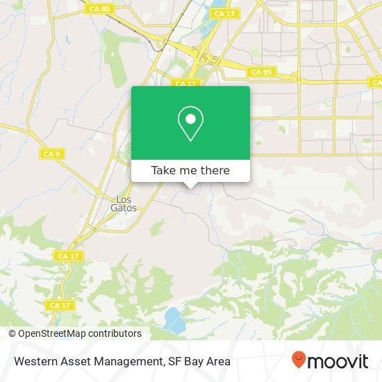 Western Asset Management map