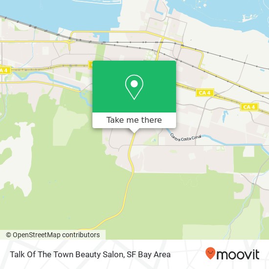 Mapa de Talk Of The Town Beauty Salon