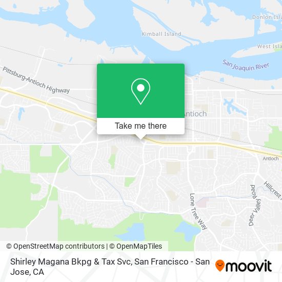 Shirley Magana Bkpg & Tax Svc map