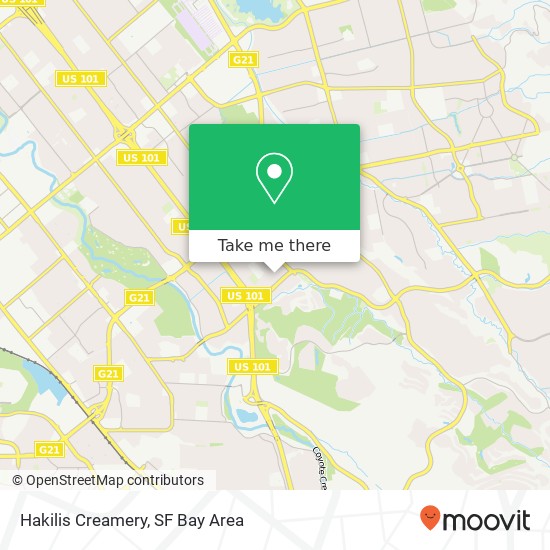 Hakilis Creamery map