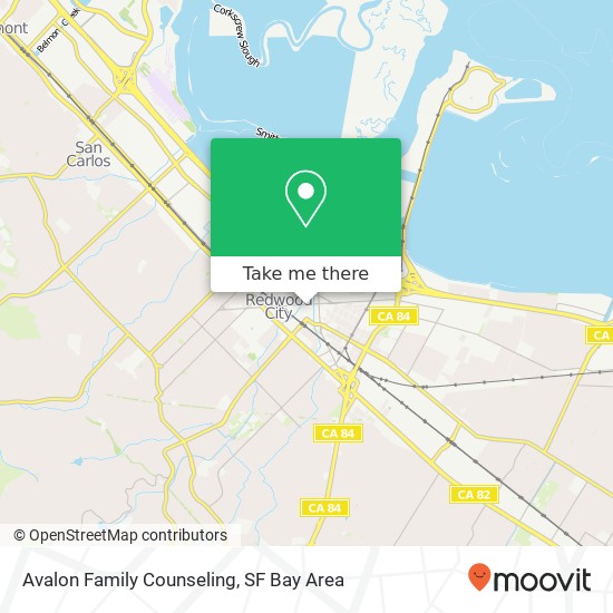 Avalon Family Counseling map