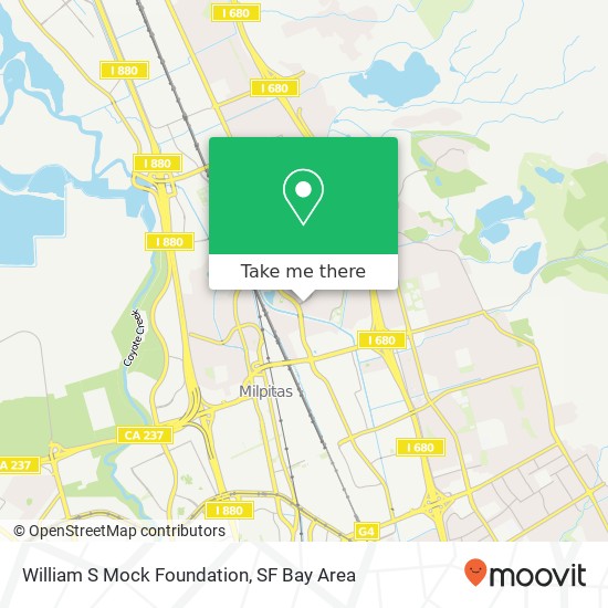 William S Mock Foundation map