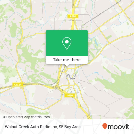 Mapa de Walnut Creek Auto Radio Inc