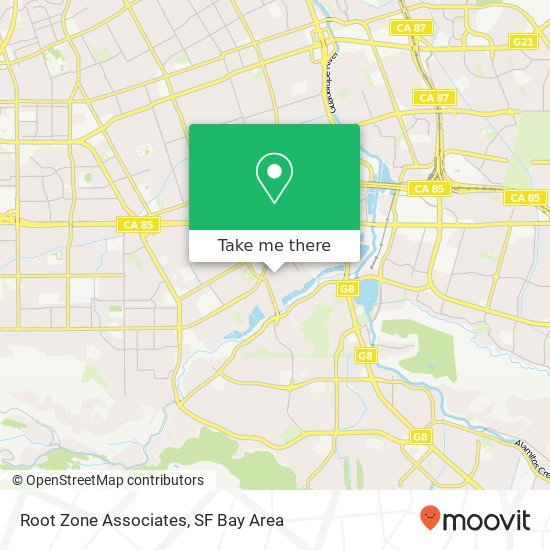 Root Zone Associates map