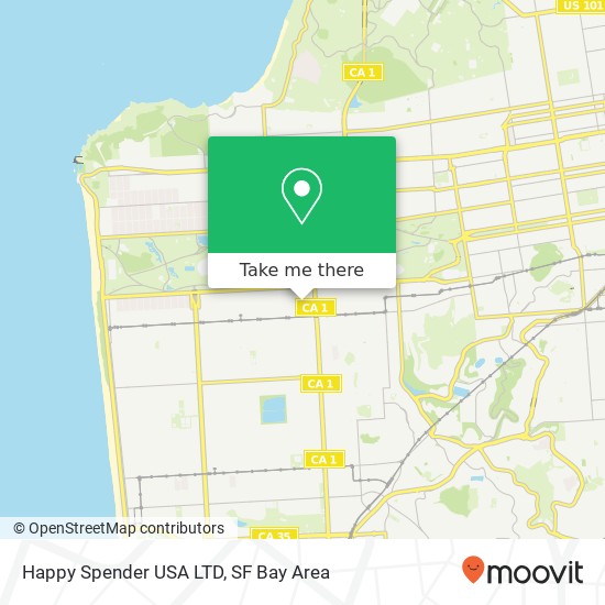 Mapa de Happy Spender USA LTD