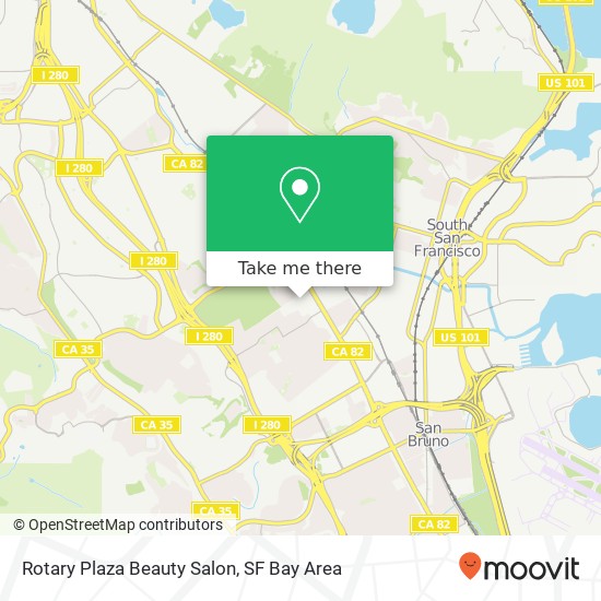 Mapa de Rotary Plaza Beauty Salon