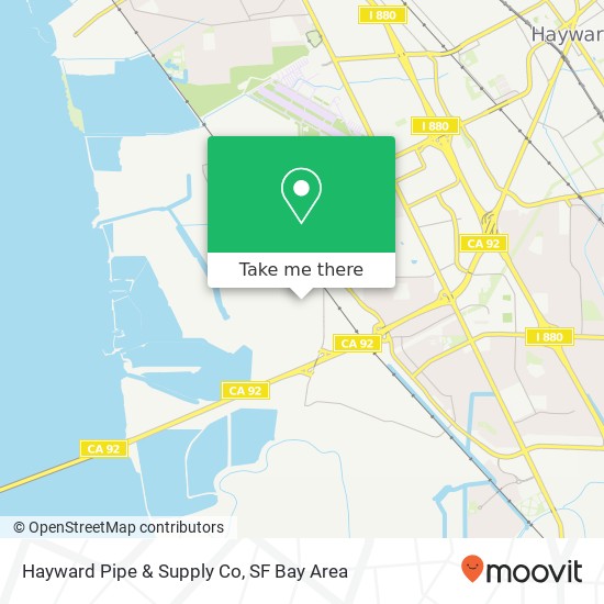 Hayward Pipe & Supply Co map