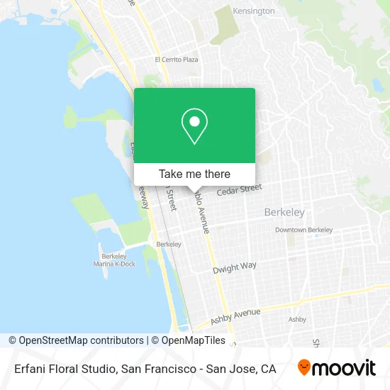 Mapa de Erfani Floral Studio