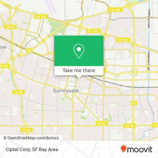 Mapa de Ciptel Corp