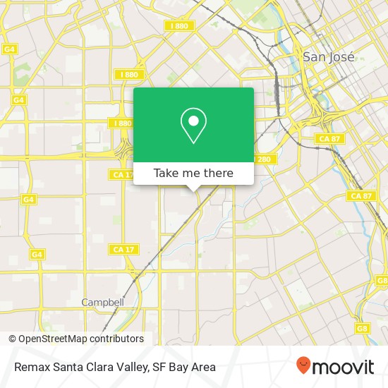 Remax Santa Clara Valley map