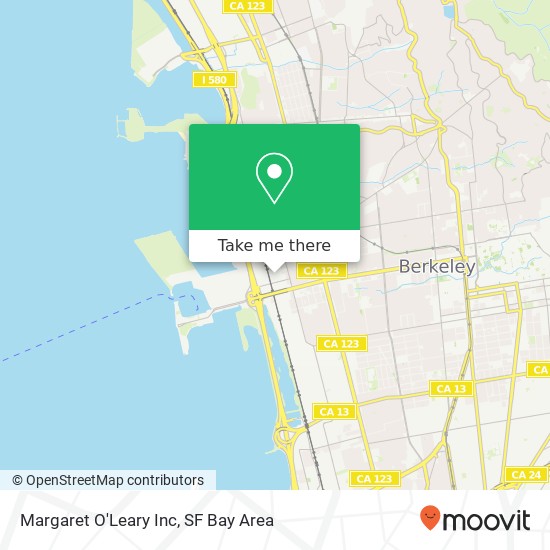 Margaret O'Leary Inc map