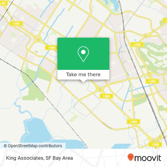 King Associates map