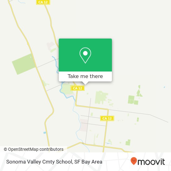 Mapa de Sonoma Valley Cmty School