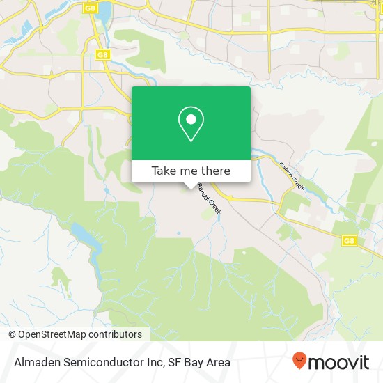 Mapa de Almaden Semiconductor Inc