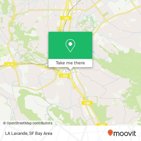 LA Lavande map