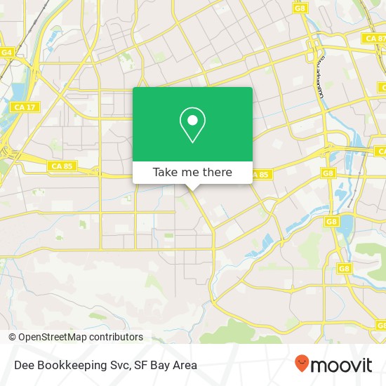 Dee Bookkeeping Svc map