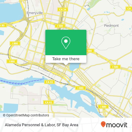 Alameda Personnel & Labor map