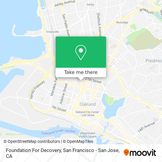 Foundation For Decovery map