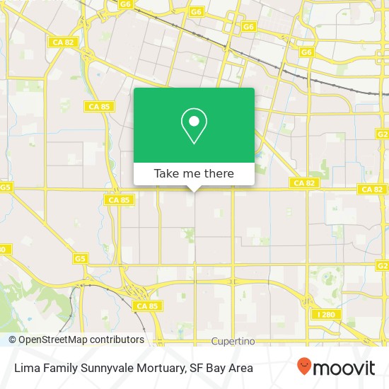 Lima Family Sunnyvale Mortuary map