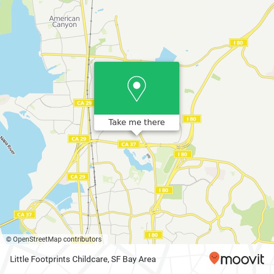 Mapa de Little Footprints Childcare