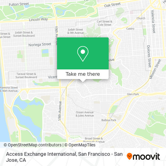 Access Exchange International map