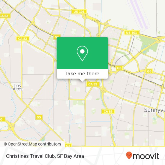 Christines Travel Club map