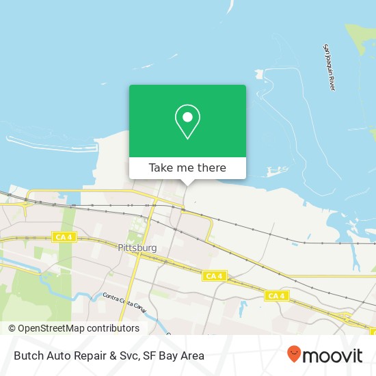 Mapa de Butch Auto Repair & Svc