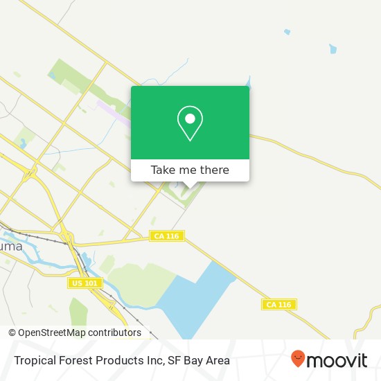 Tropical Forest Products Inc map